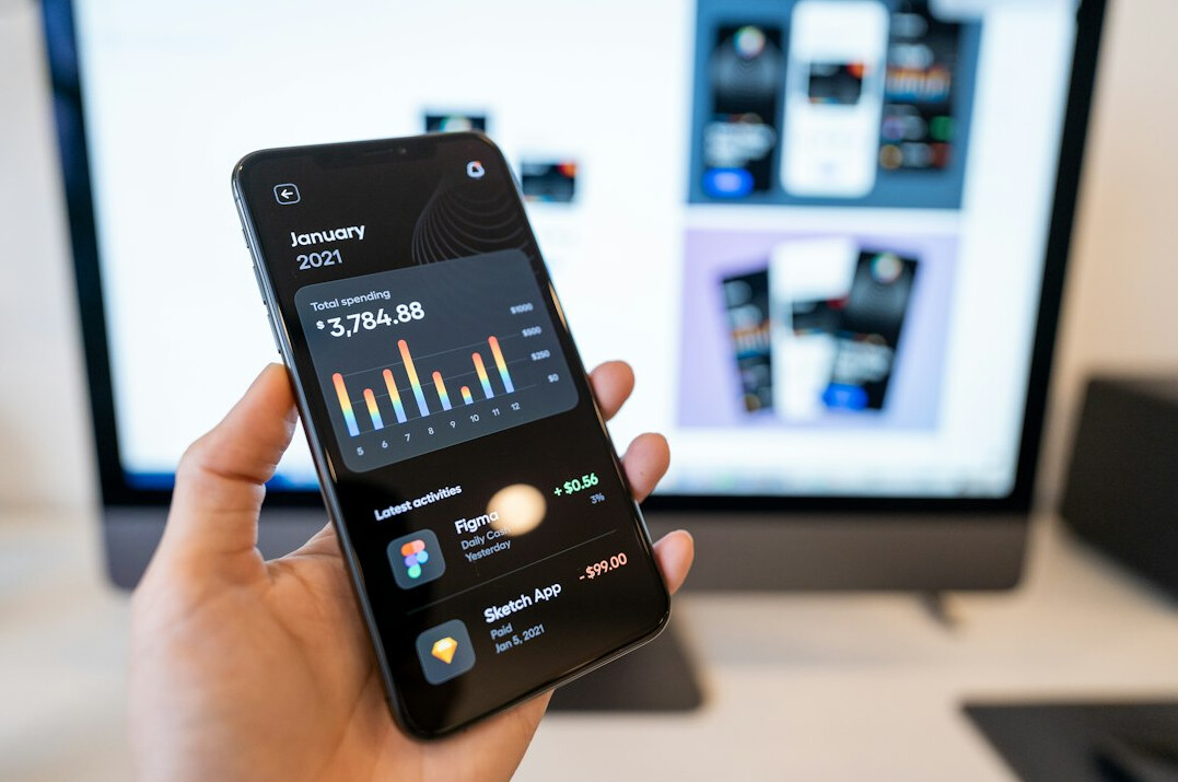 insurance app on smartphone